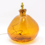 Simplicity Recycled Glass Lamp 39cm (Warm Colours)