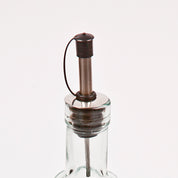 Recycled Glass Oil Bottle with Metal Pourer 500ml