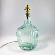Recycled Glass Ripple Lamp 36cm