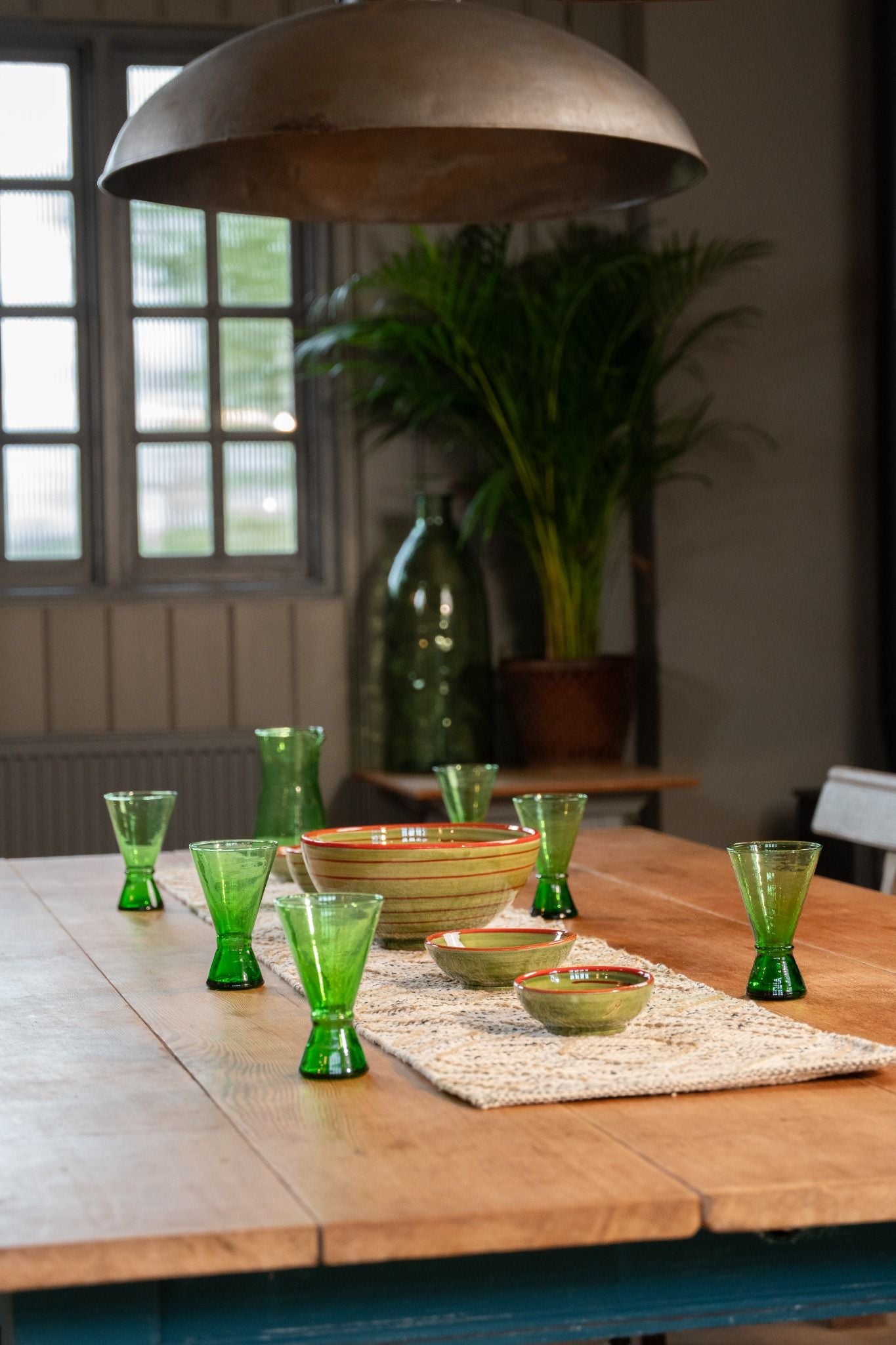 Moroccan Handmade Recycled Glass Martini 250ml
