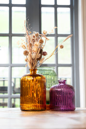Recycled Glass 23cm Apothecary Vase