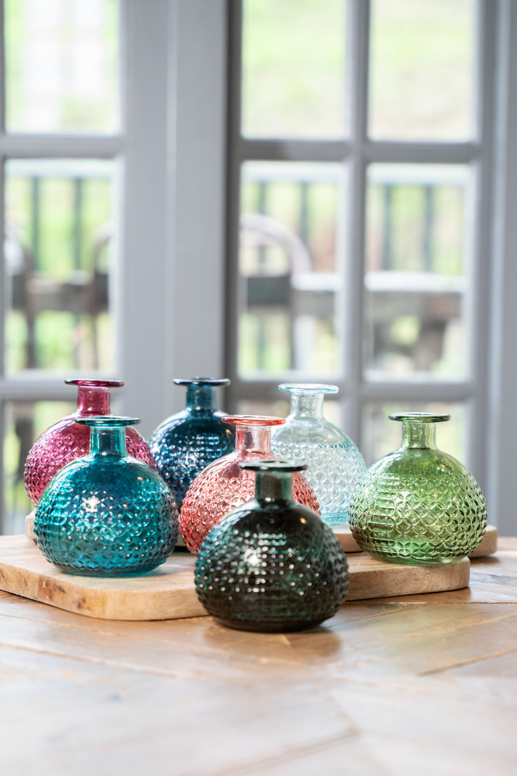 Recycled Glass Rolla Vase 12cm