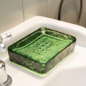 Rectangular Recycled Glass Soap Dish