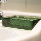 Rectangular Recycled Glass Soap Dish