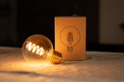 Cordless USB LED Lightbulb | Spiral Filament Lightbulb