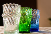 Moroccan Handmade Recycled Glass Petit Twist Tumbler - 170ml