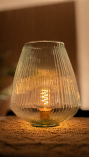 Recycled glass Bulbous Vase