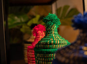 Moroccan Handmade Mini Baskets with Lid