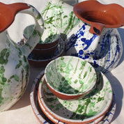 Hand Painted Spanish Ceramic Fruit, Serving Bowl