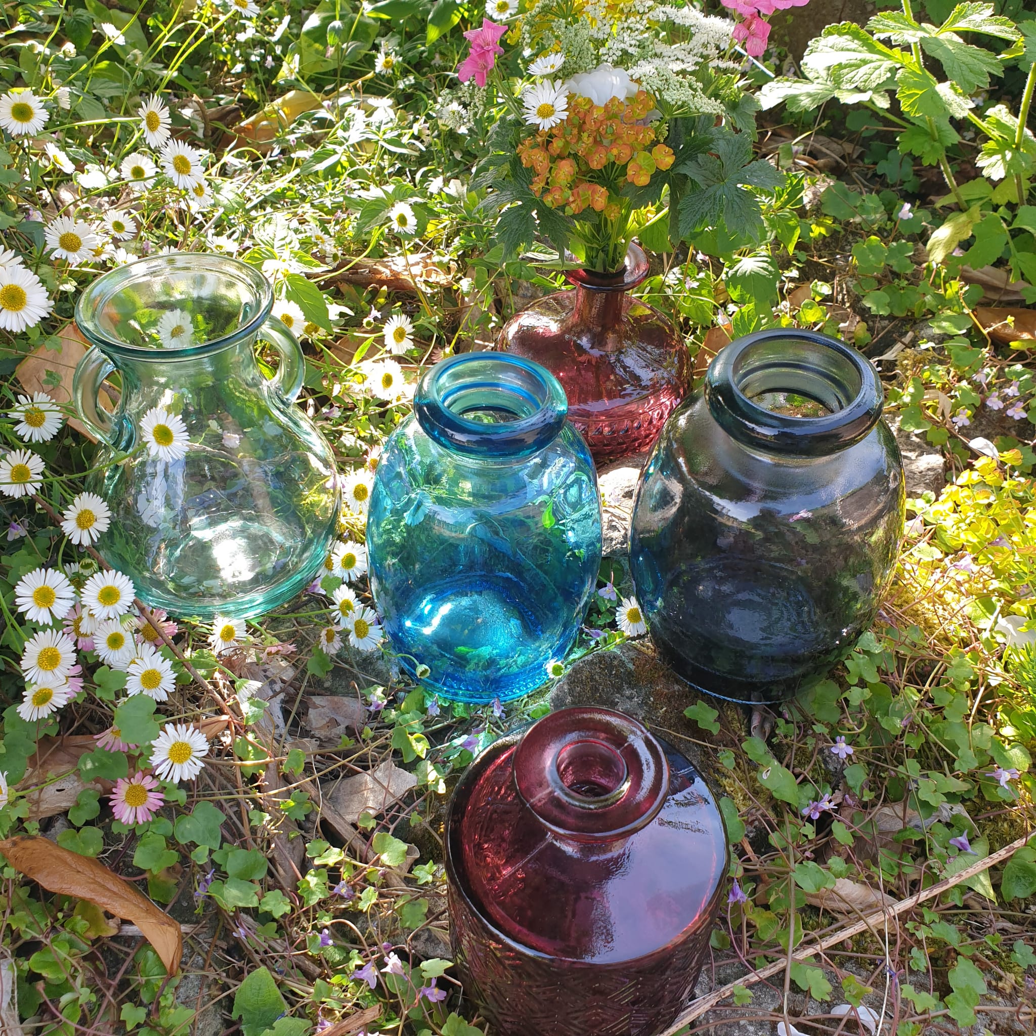 Recycled Glass Martos Vase 16cm