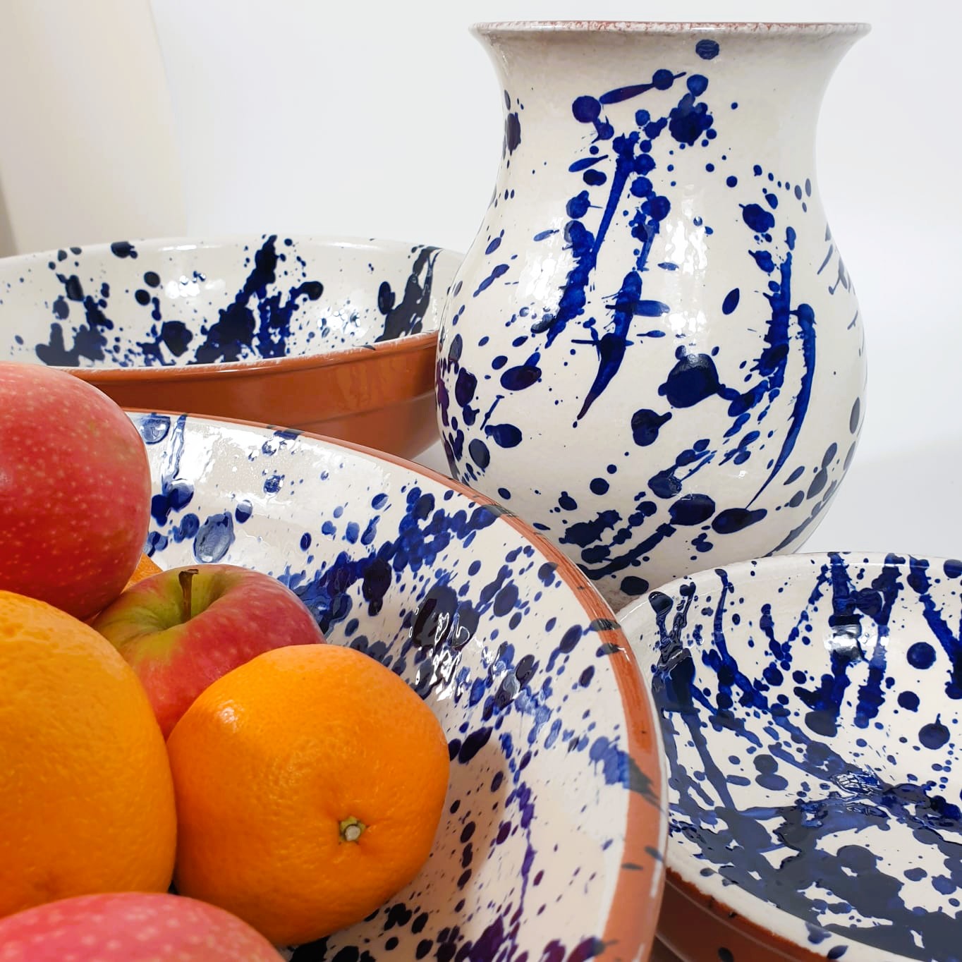 Spanish Hand Painted 21cm Vase