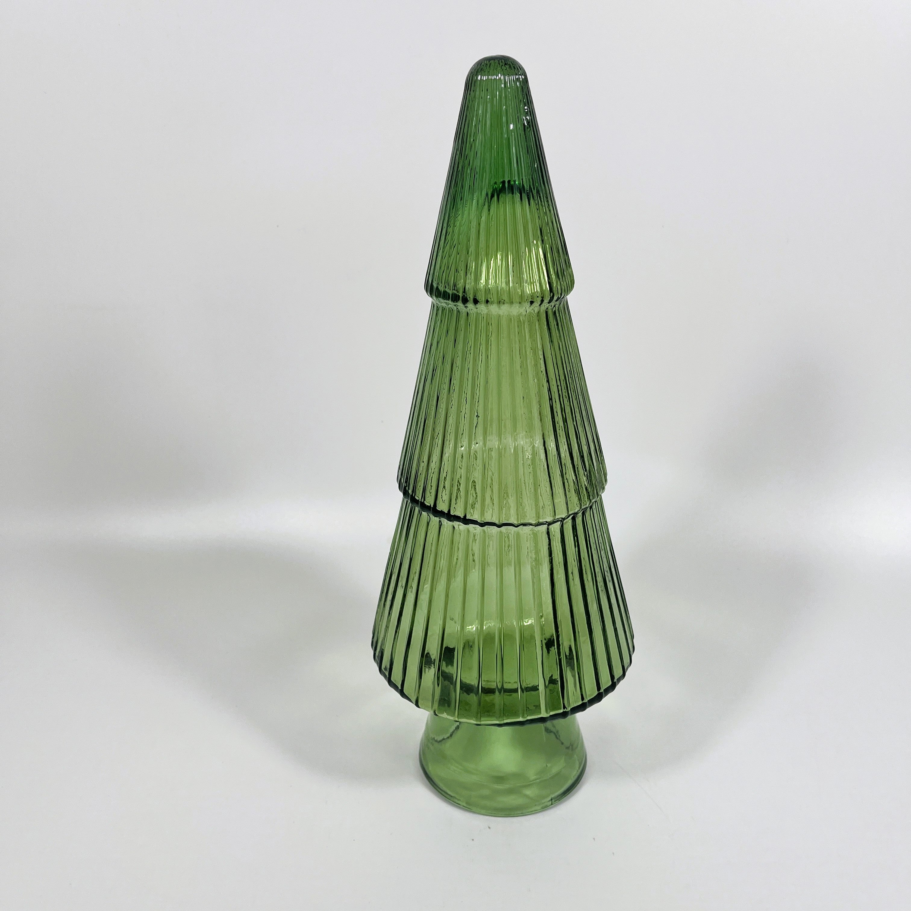 Recycled Glass Tree Table Decoration