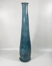 Recycled Glass Blown Glass 100cm Everest Vase