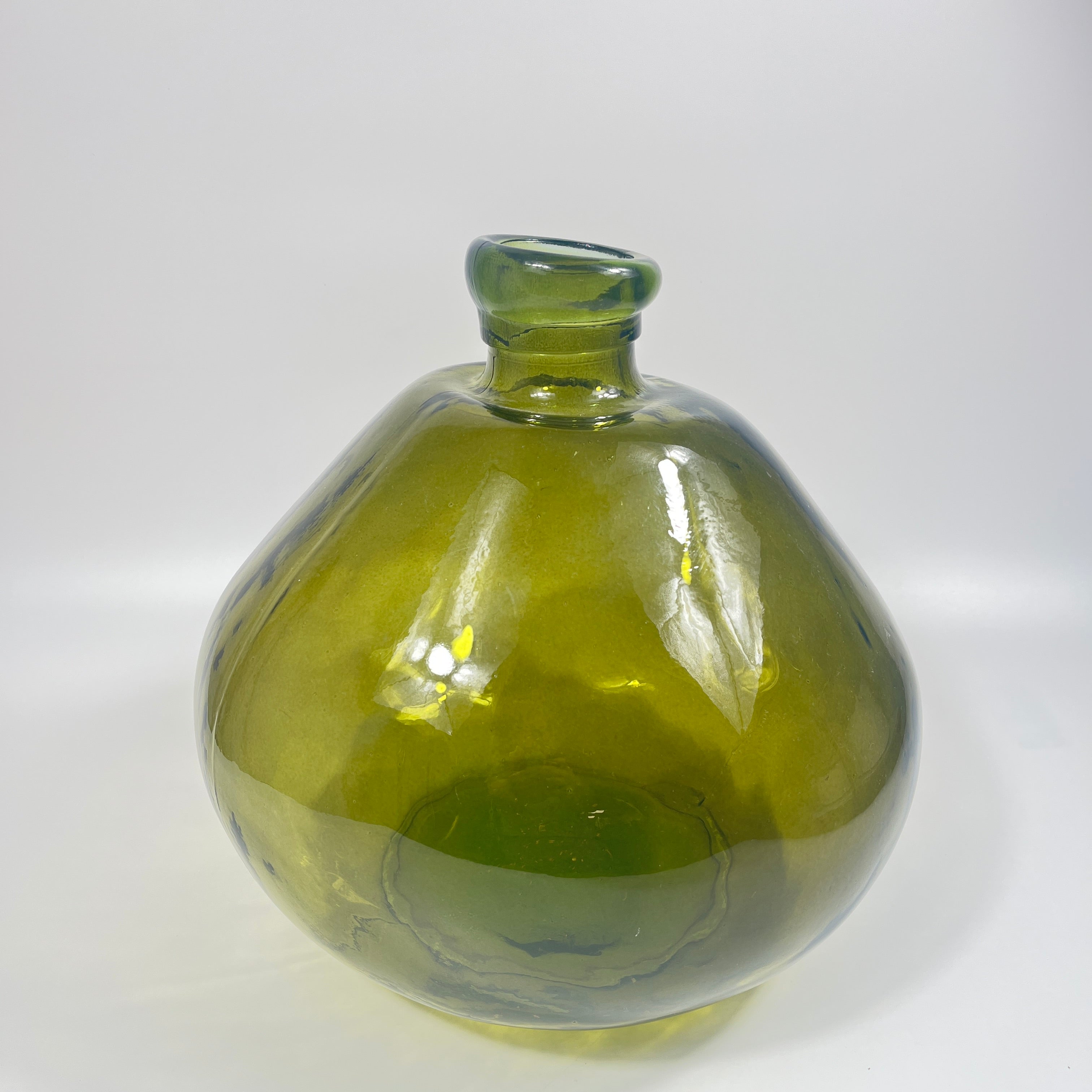 Recycled Glass Large Simplicity Blown Glass Vase 33cm – Jarapa