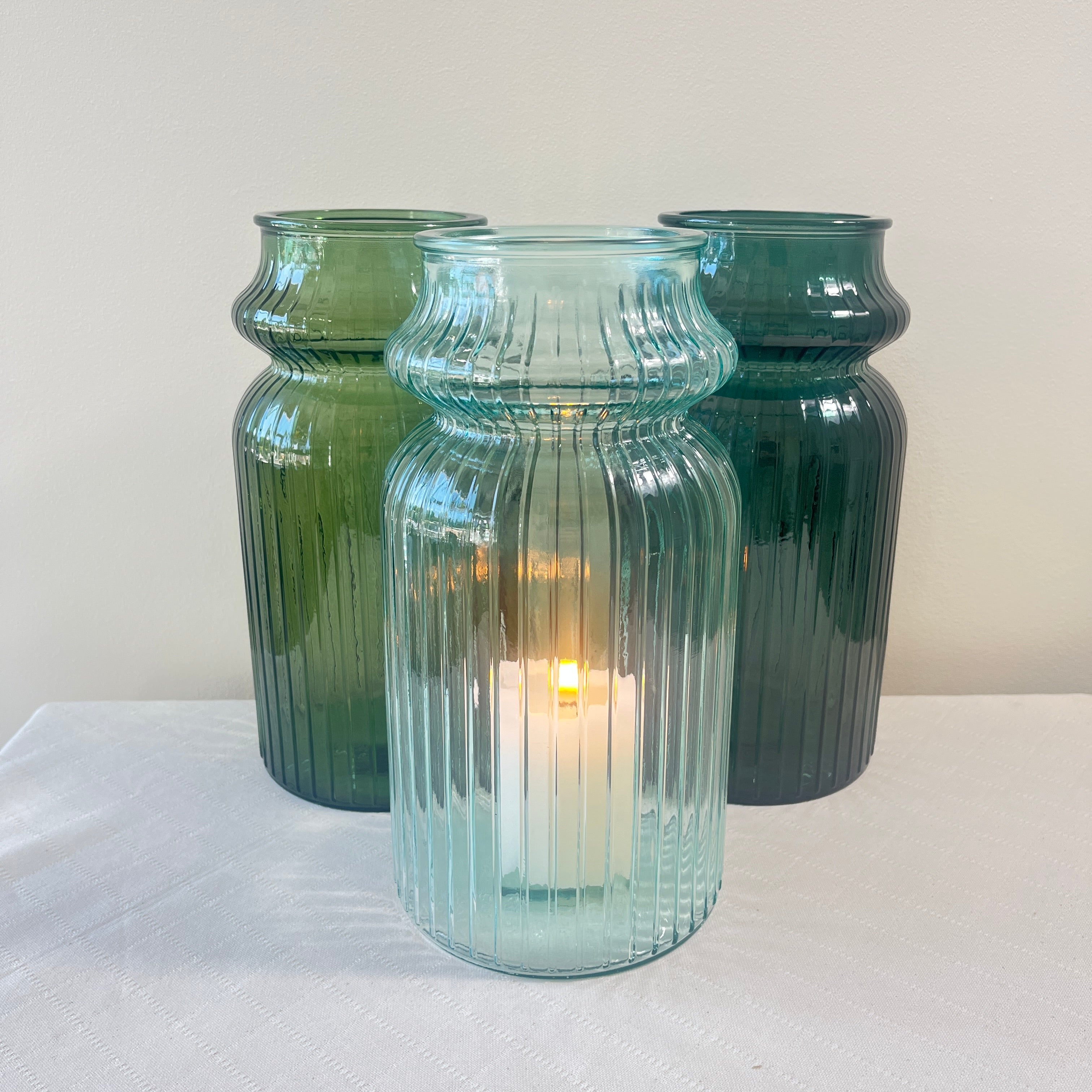 Recycled Glass 28cm Odessa Vase