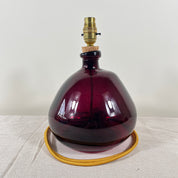Simplicity Recycled Glass Lamp (Warm Colours) 29cm