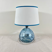 Simplicity Recycled Glass Lamp (Cool Colours) 29cm