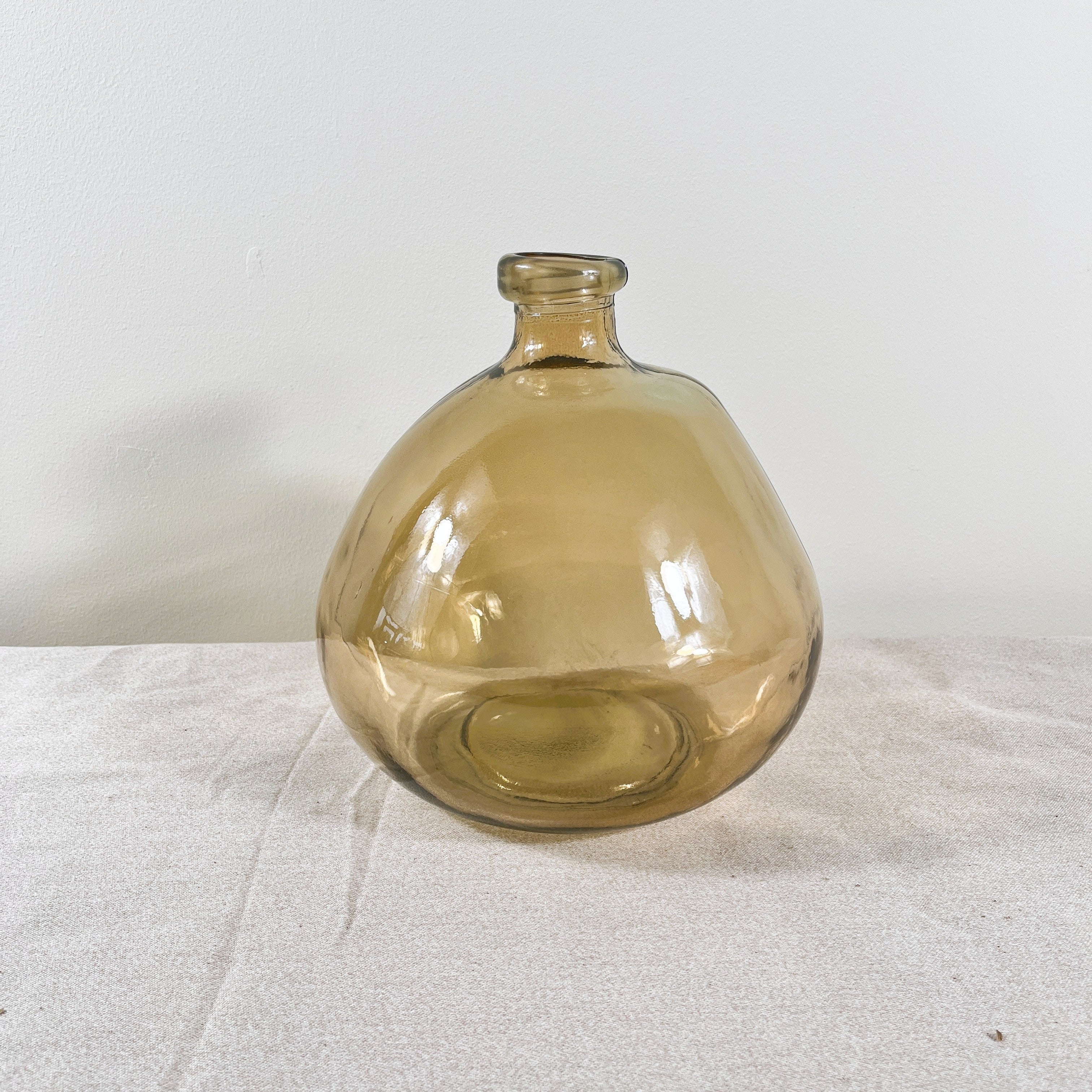 Recycled Glass Simplicity Blown Glass Vase 23cm