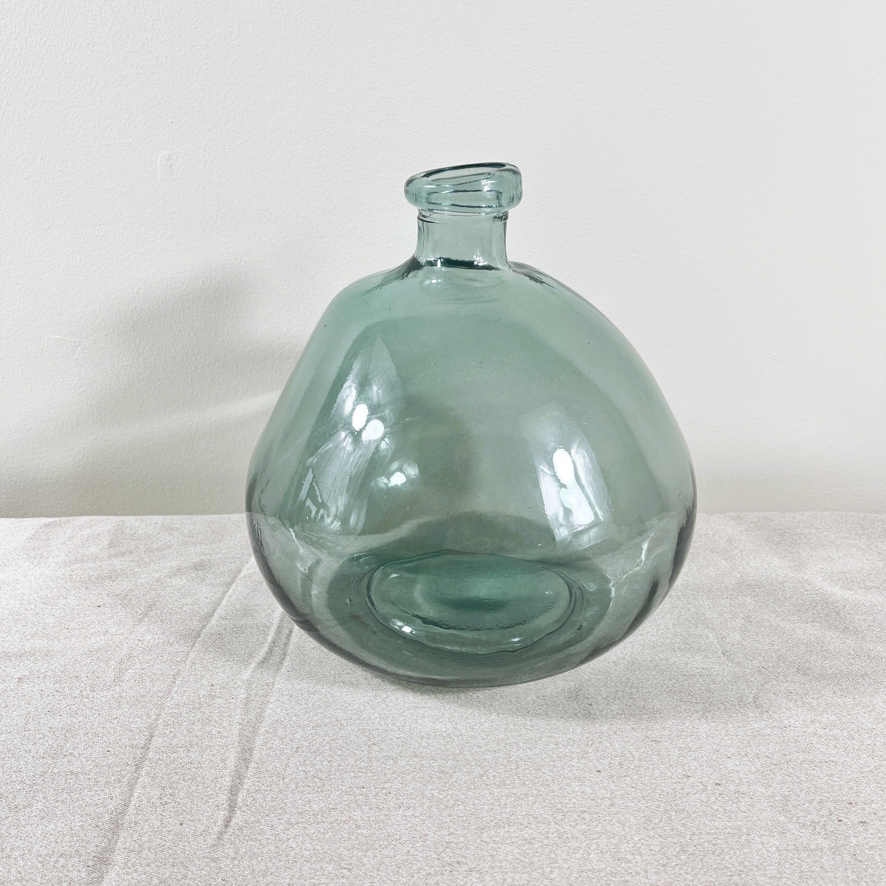 Recycled Glass Simplicity Blown Glass Vase 23cm