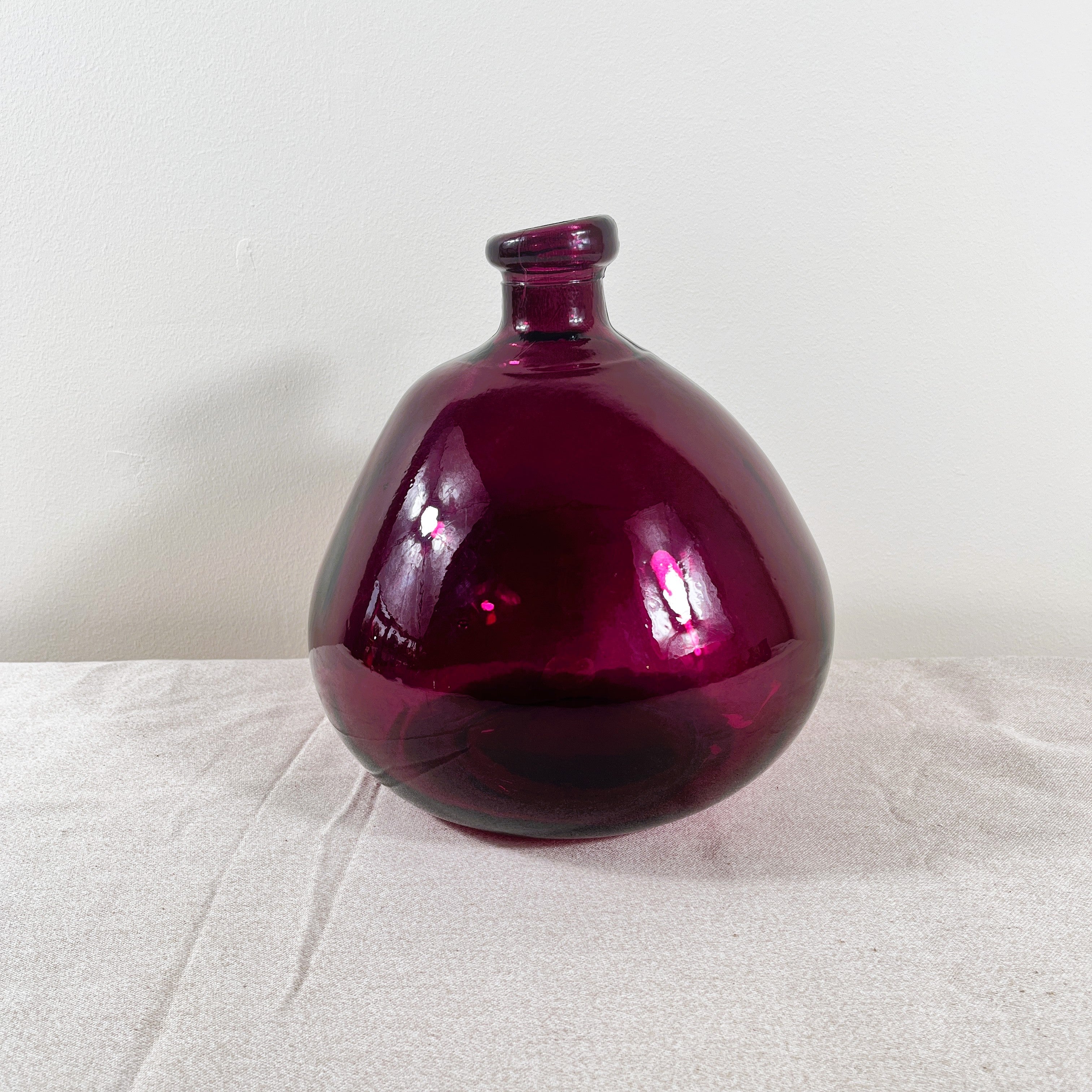 Recycled Glass Simplicity Blown Glass Vase 23cm