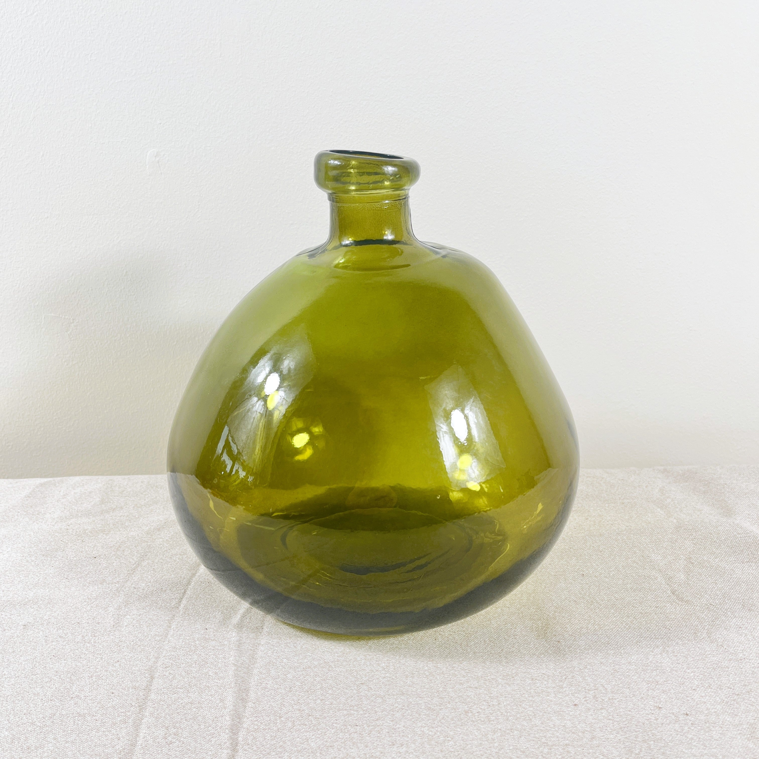 Recycled Glass Simplicity Blown Glass Vase 23cm