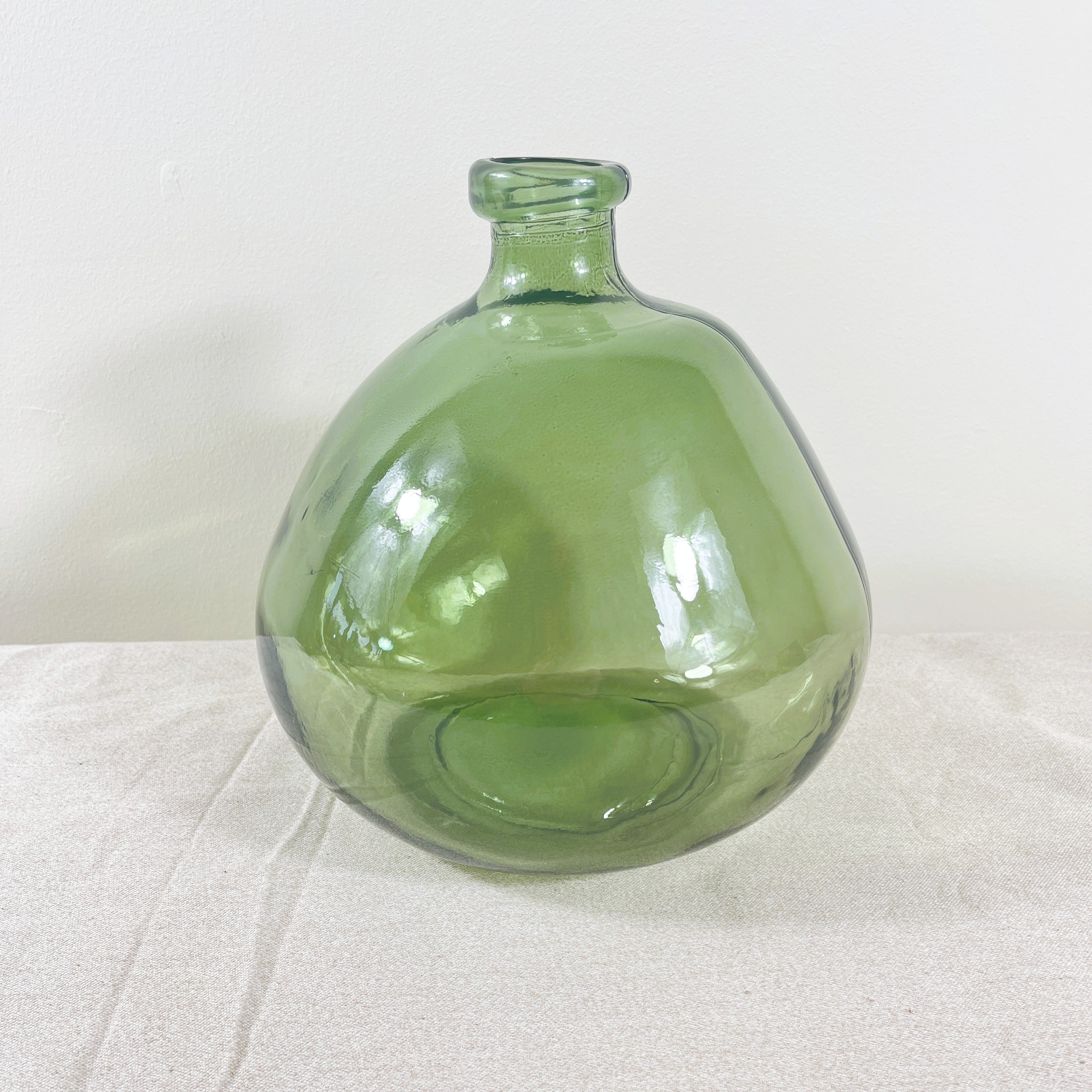 Recycled Glass Simplicity Blown Glass Vase 23cm