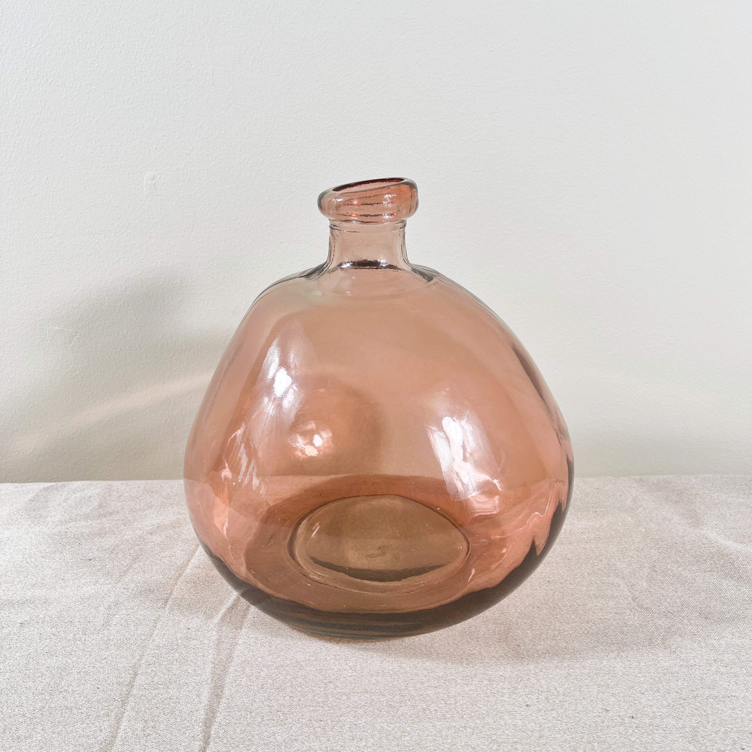 Recycled Glass Simplicity Blown Glass Vase 23cm
