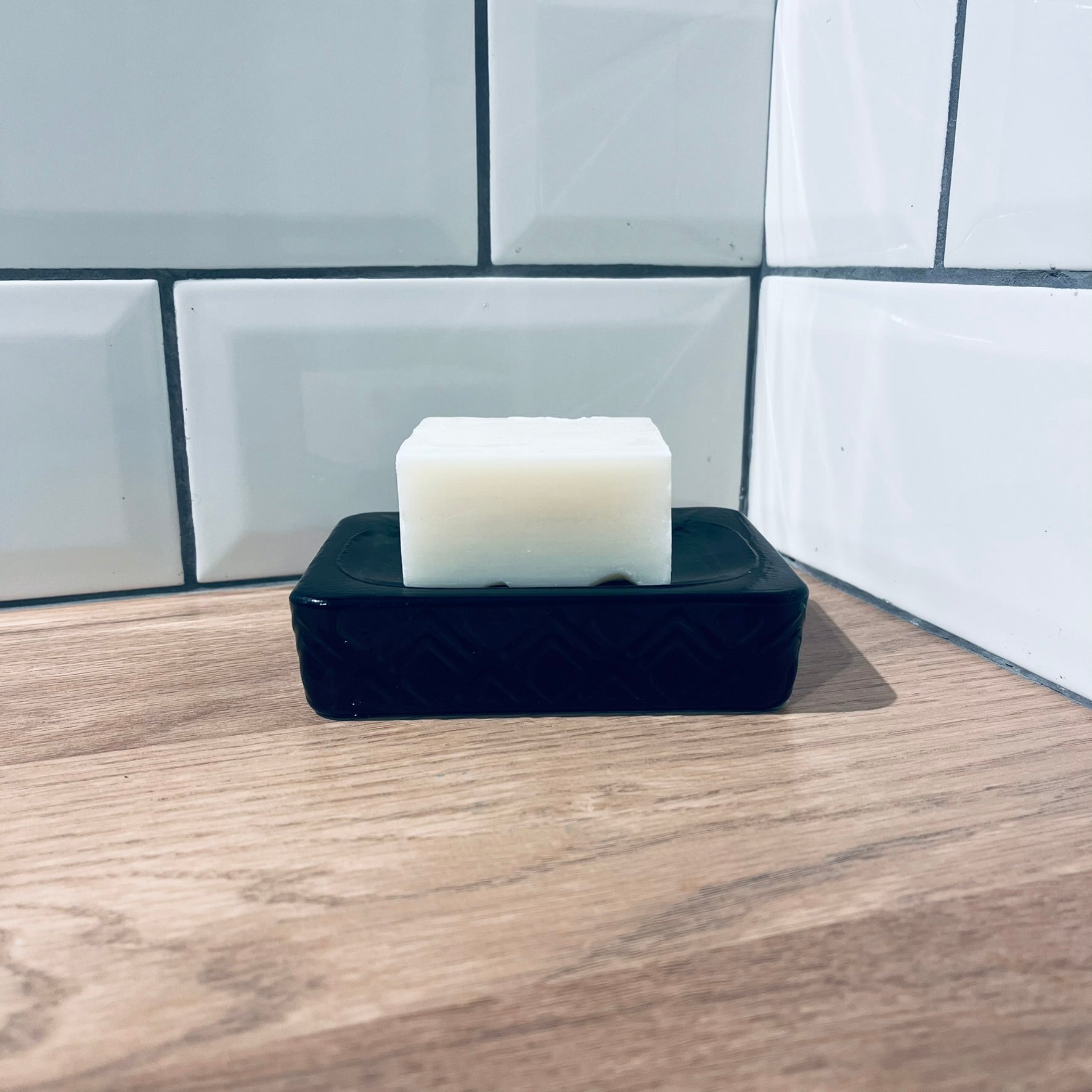 Rectangular Recycled Glass Soap Dish