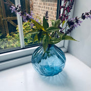 Recycled Glass Spiral Vase 17cm