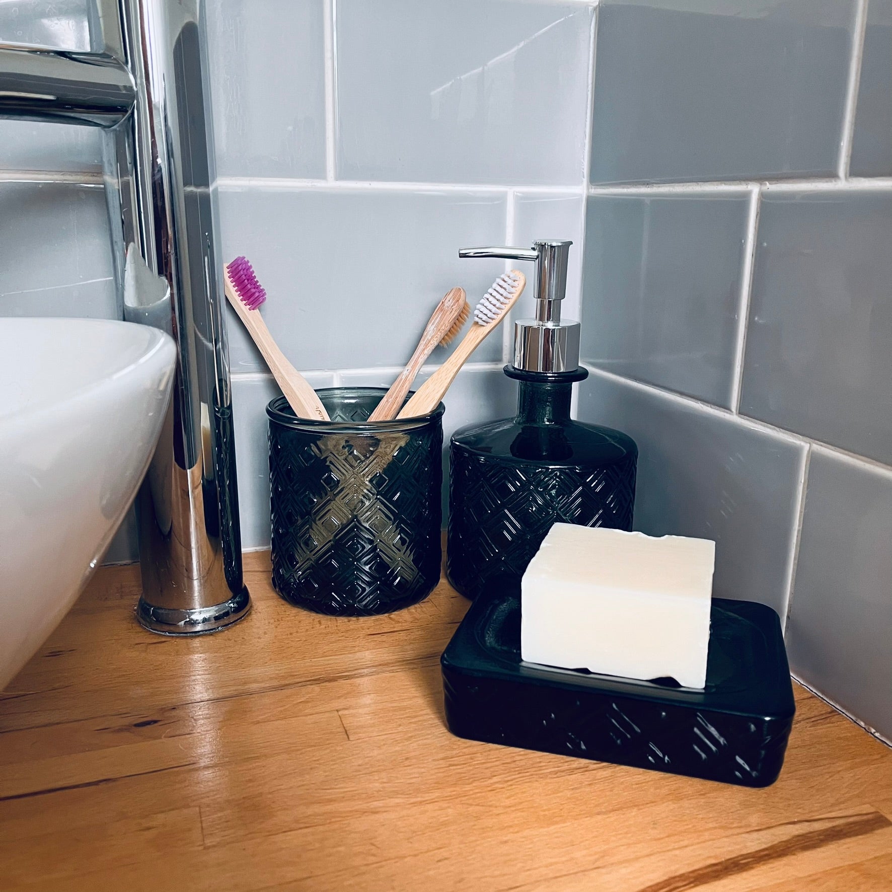Recycled Glass Soap Dispenser