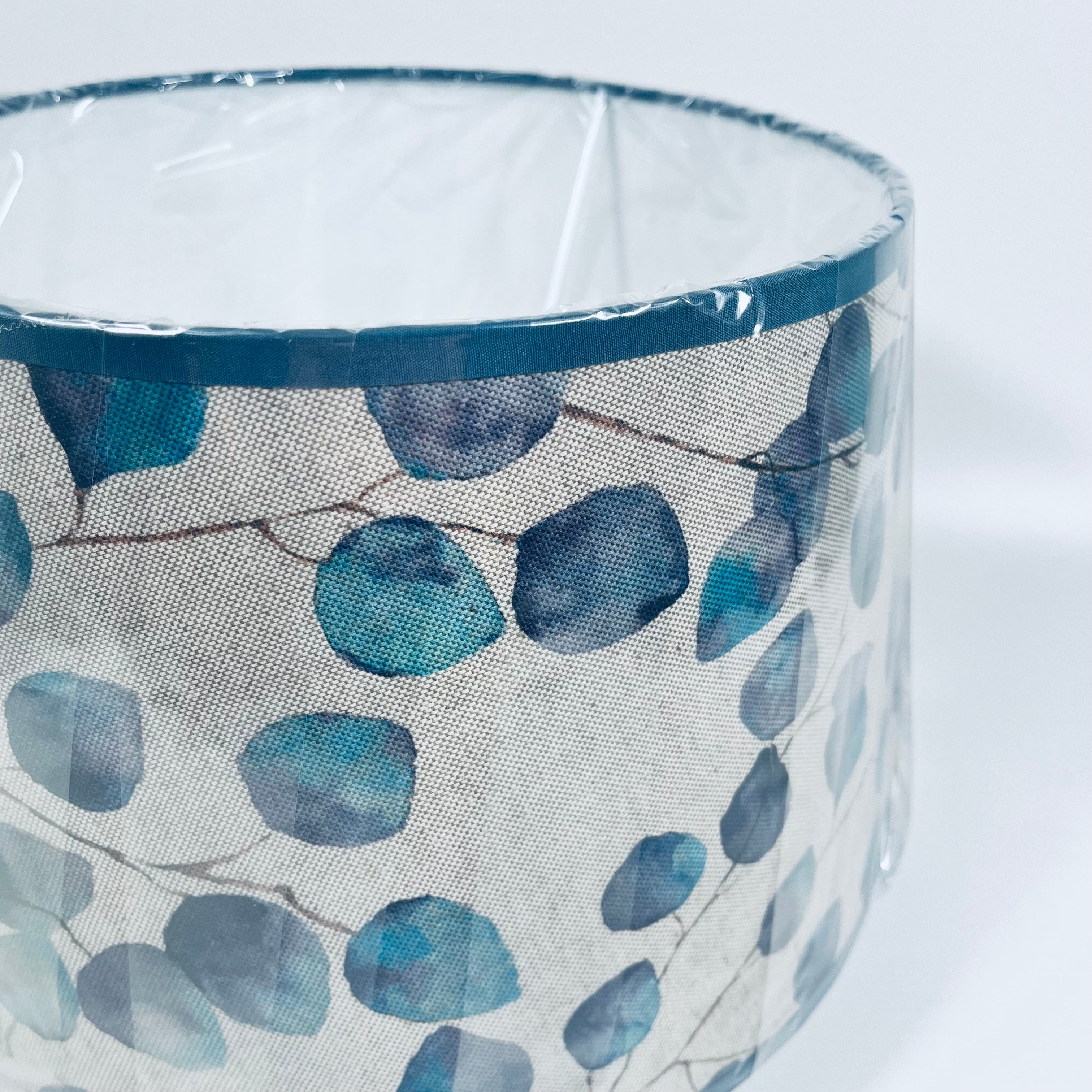 Printed Petal Drum Shade