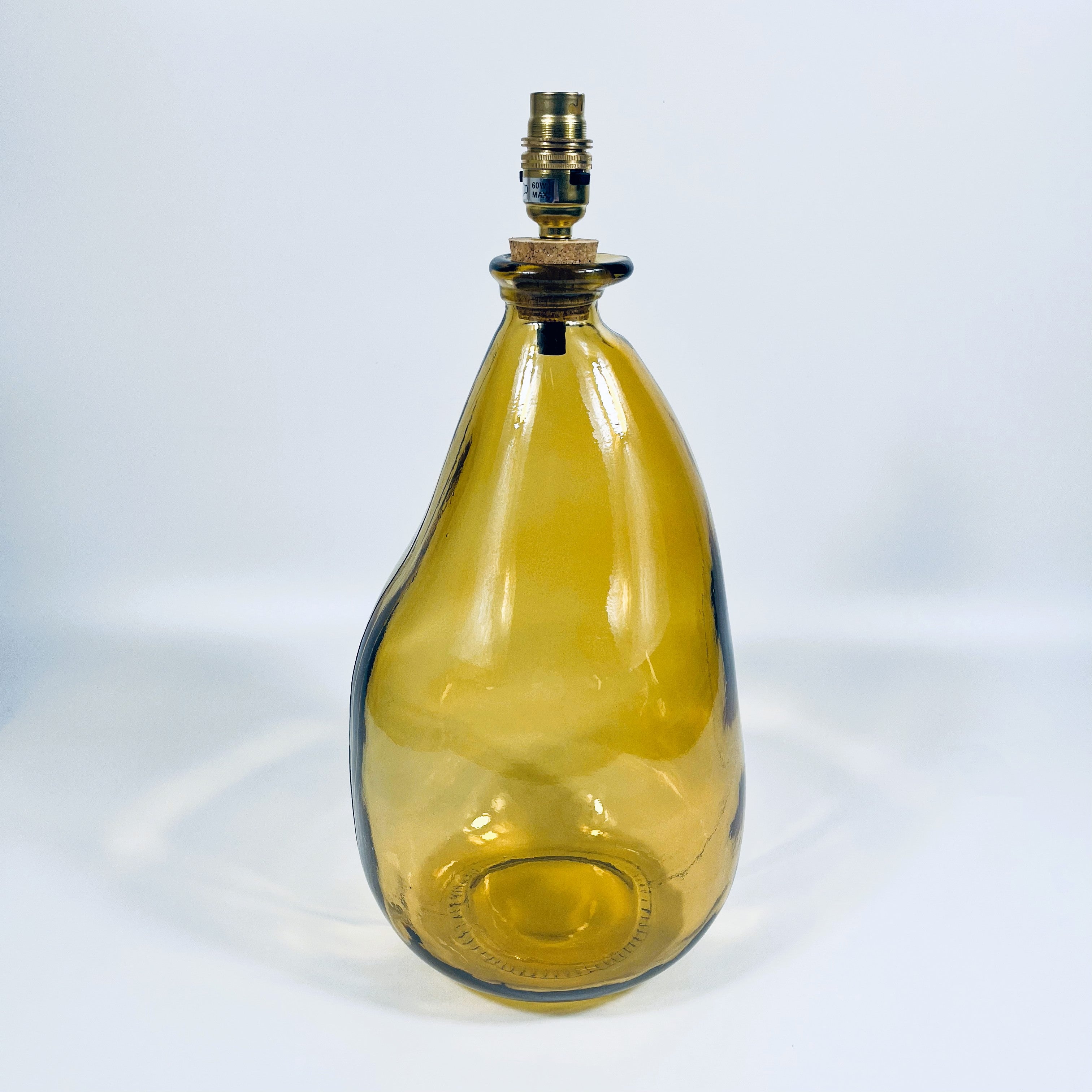 Simplicity Recycled Glass Lamp (Warm Colours) 42cm