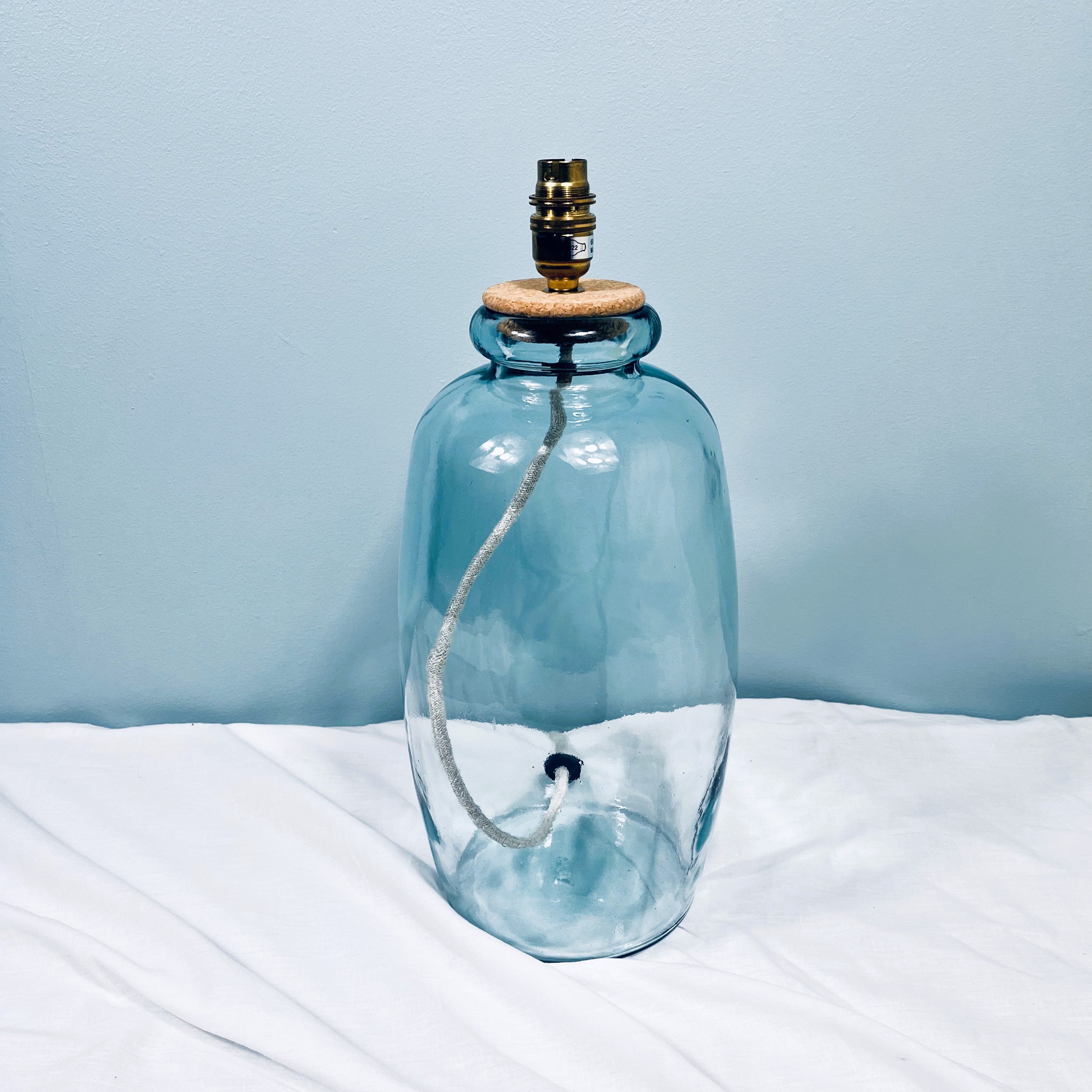 Martos Recycled Glass Lamp 41cm