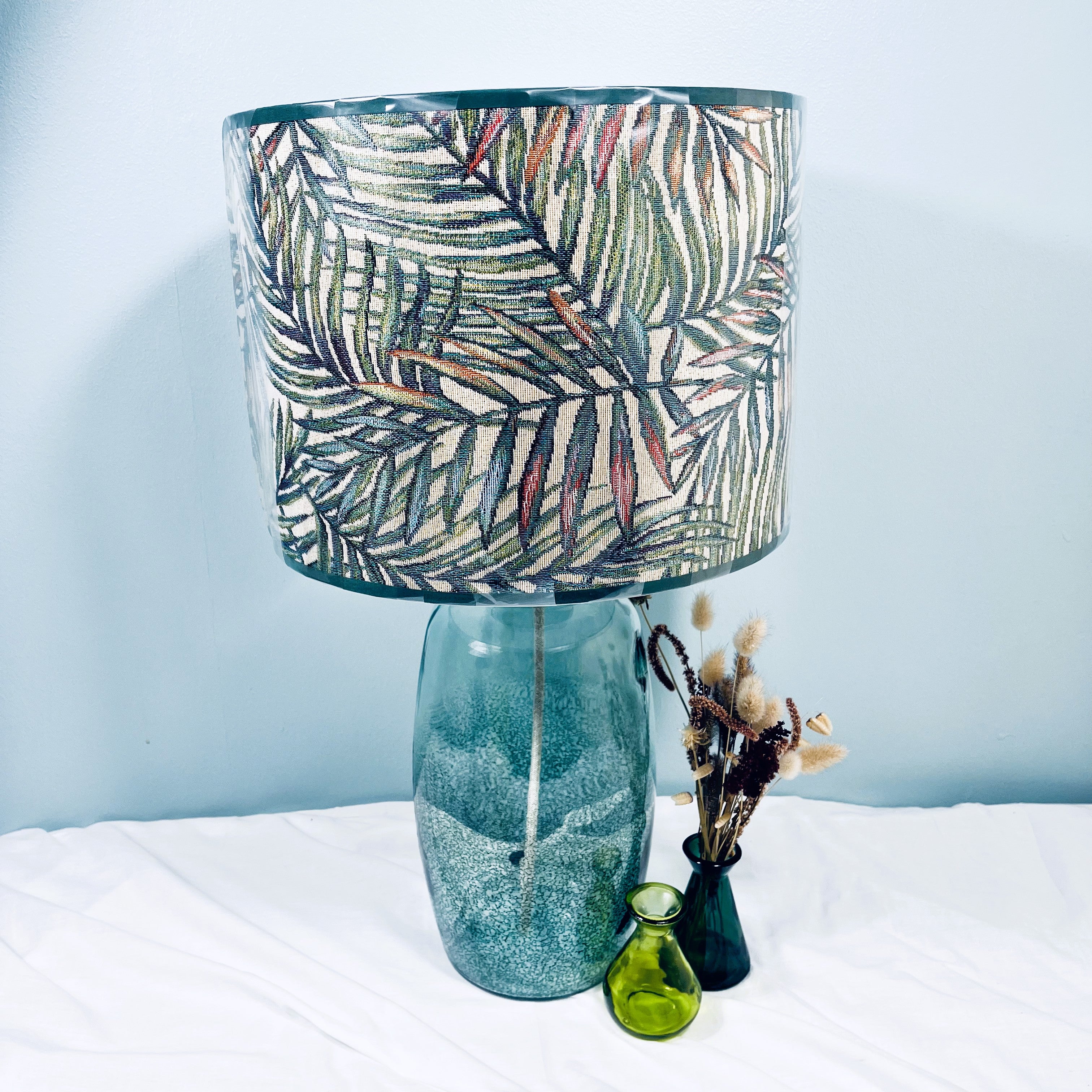 Martos "Ombre" Recycled Glass Lamp 41cm