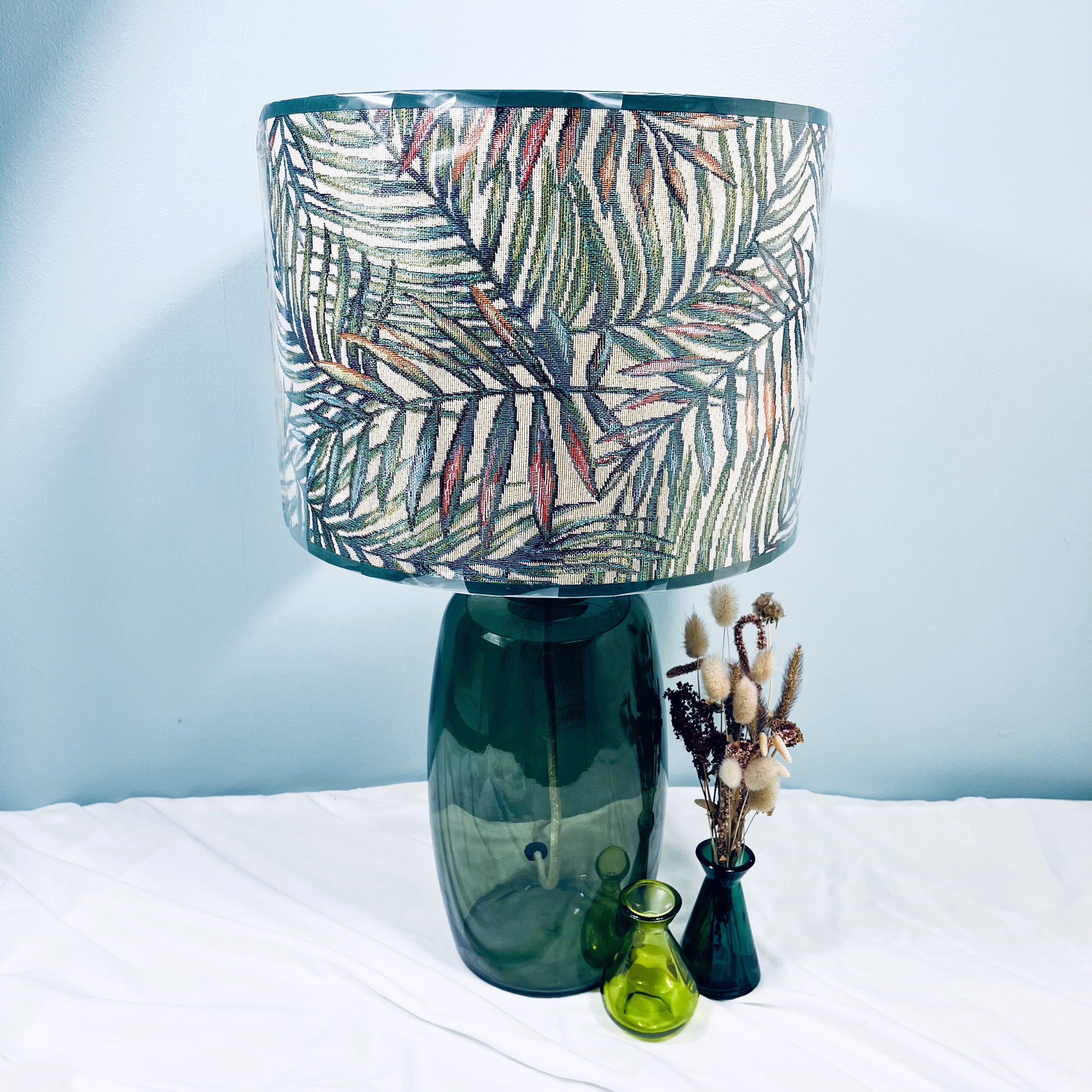 Martos Recycled Glass Lamp 41cm