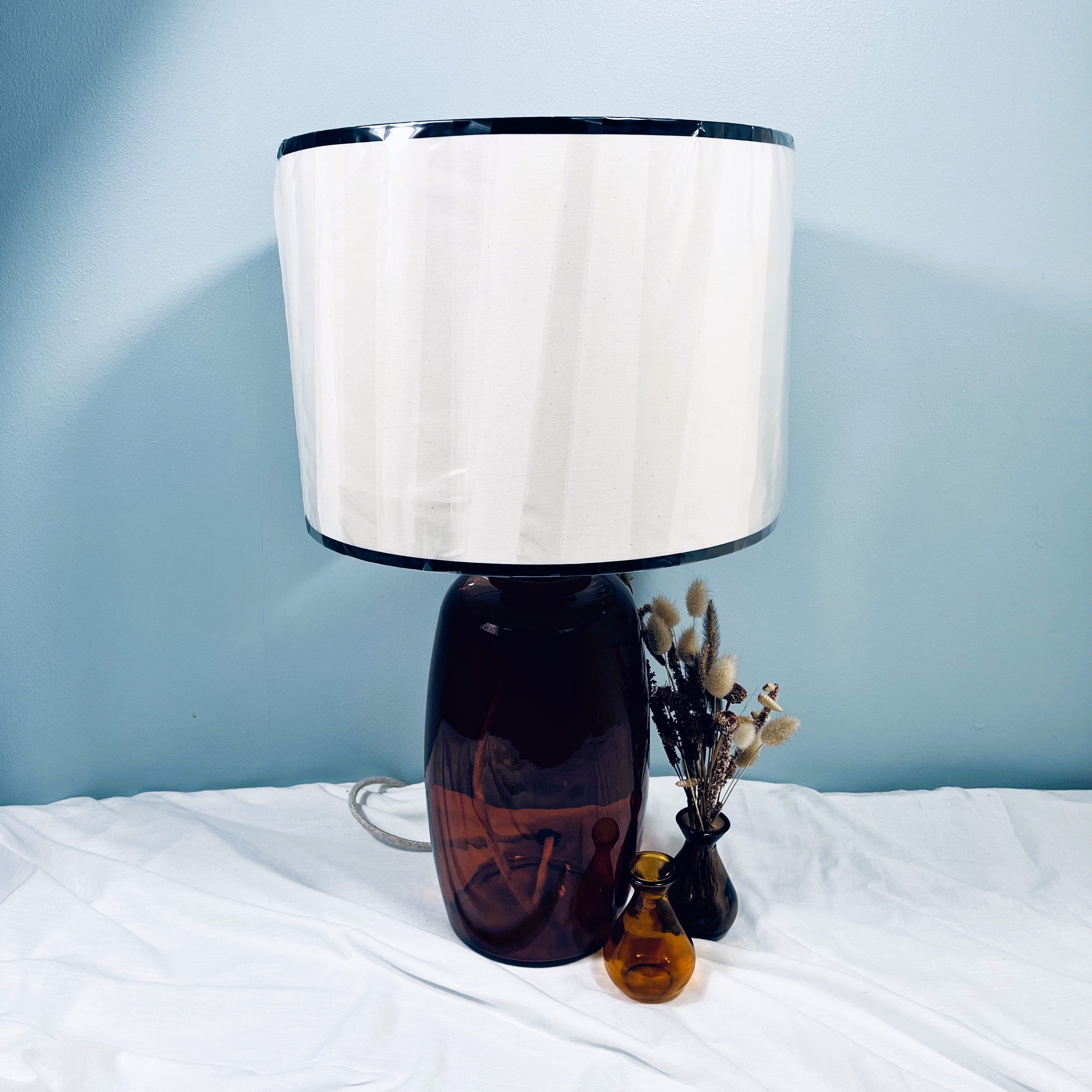 Martos Recycled Glass Lamp 41cm