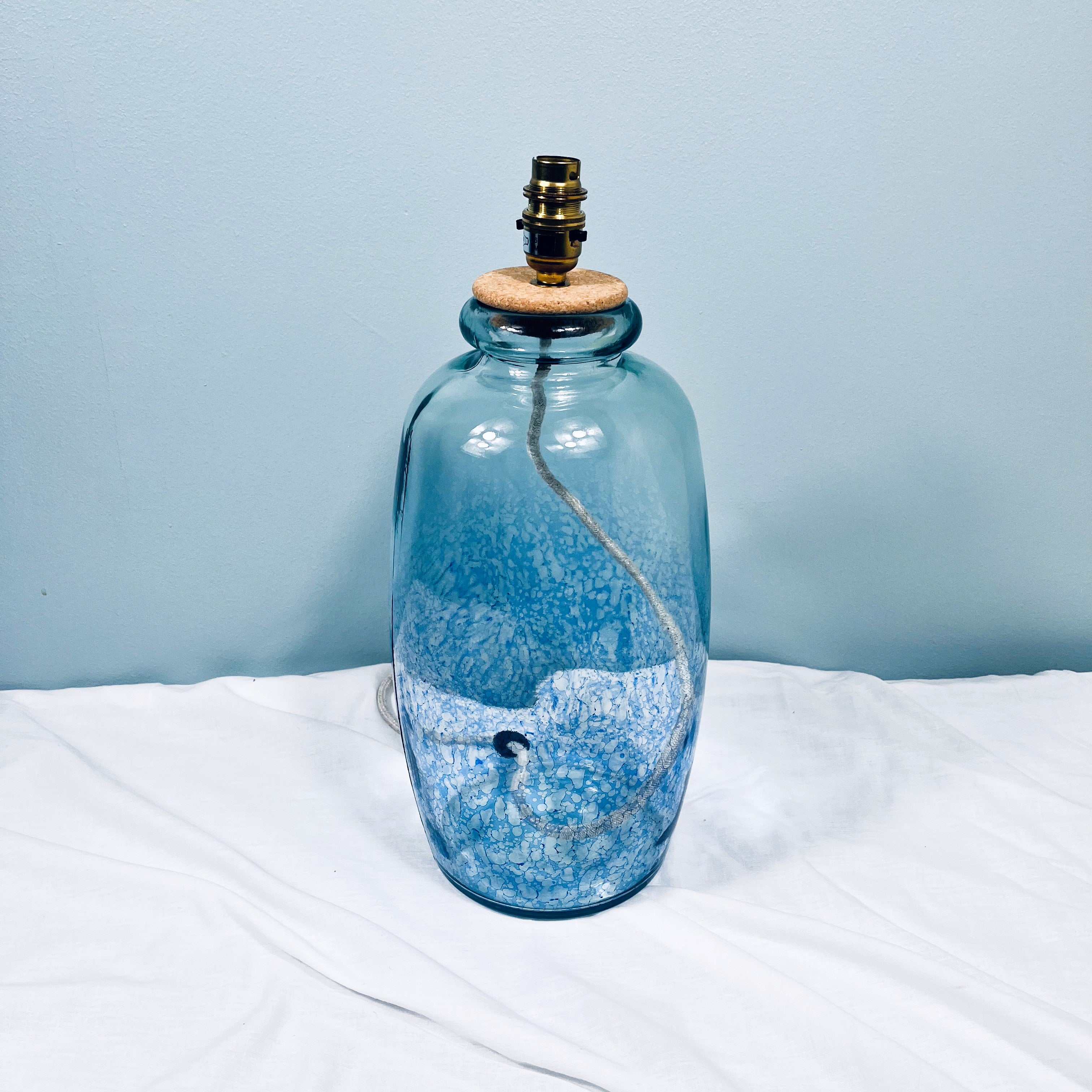 Martos "Ombre" Recycled Glass Lamp 41cm