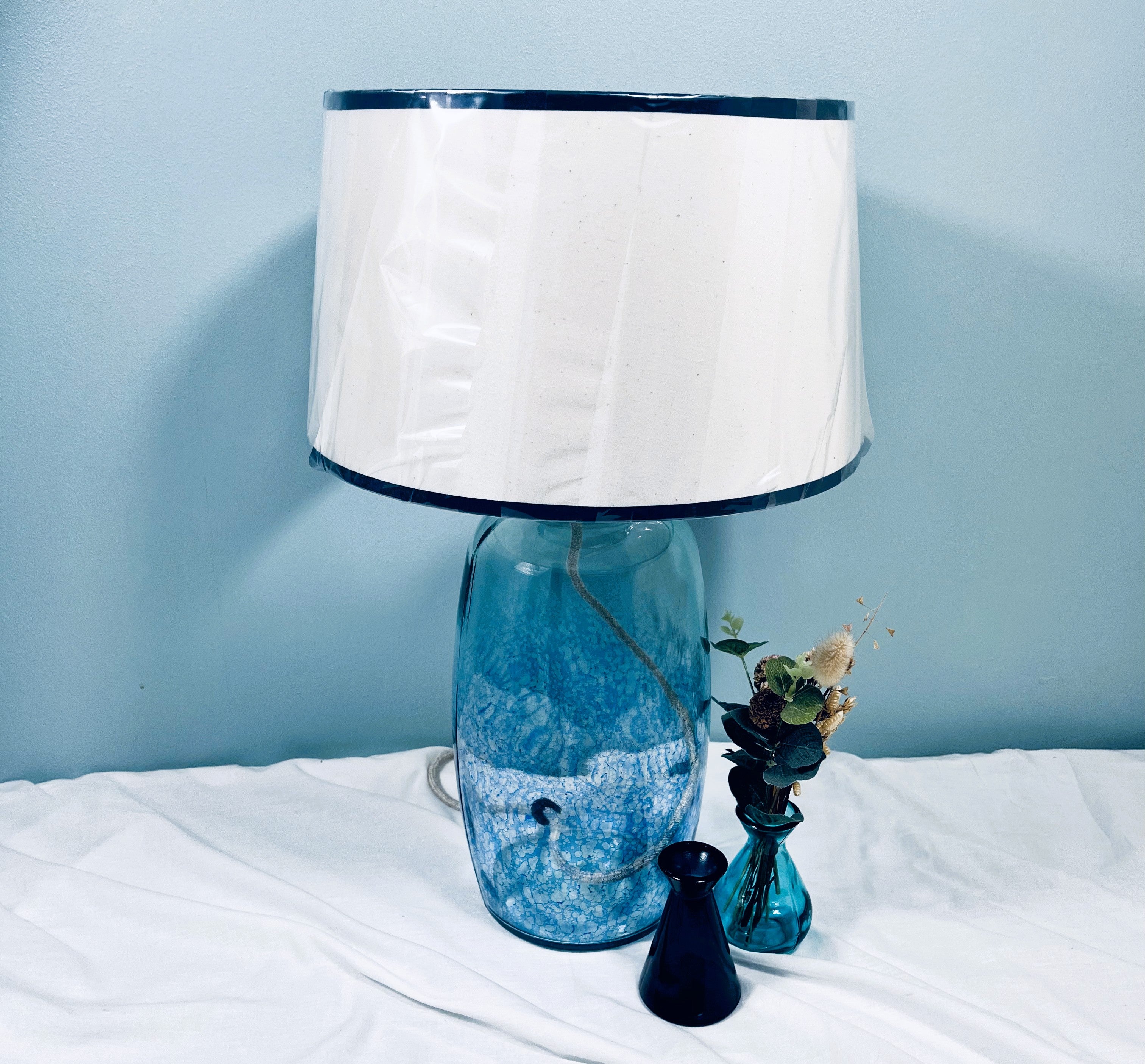 Martos "Ombre" Recycled Glass Lamp 41cm