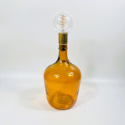 Cordless LED Demijohn Bottle Light with Cork & Brass Holder