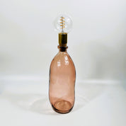 Cordless LED Tall Simplicity Vase Light with Cork & Brass Holder