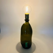 Cordless LED Tall Simplicity Vase Light with Cork & Brass Holder
