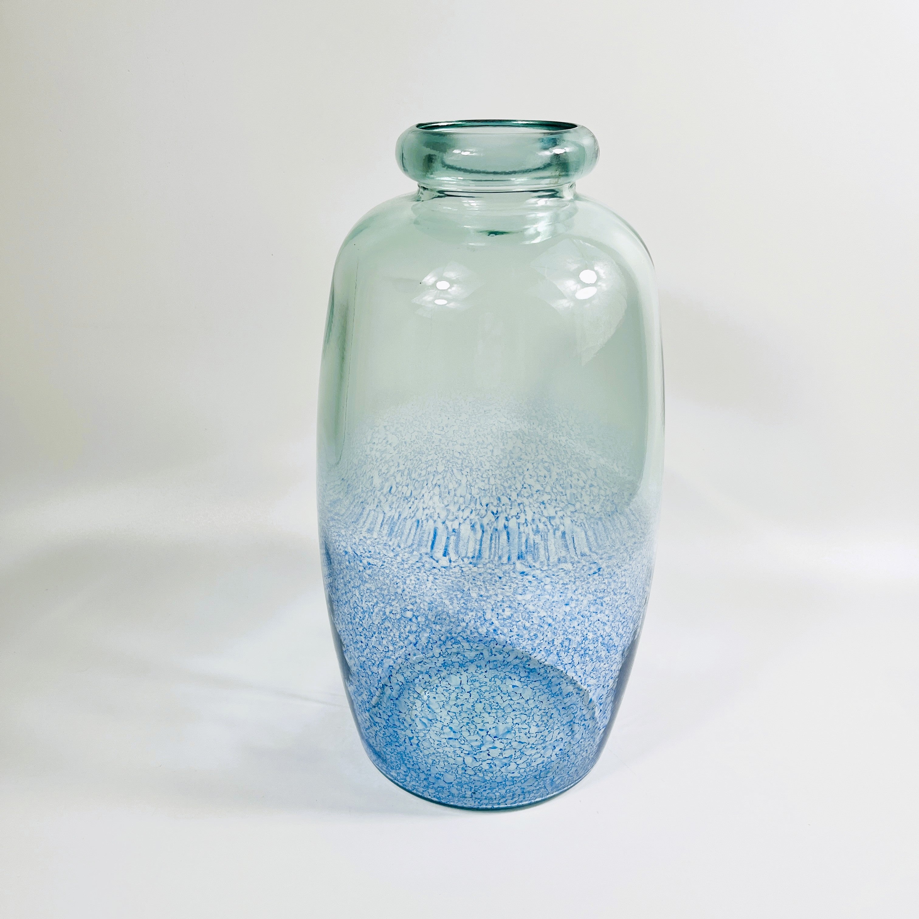 Recycled Glass Ombre Martos Vase 35cm