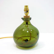 Simplicity Recycled Glass Lamp (Cool Colours) 24cm