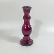 Recycled Glass Candlestick 20cm