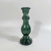 Recycled Glass Candlestick 20cm