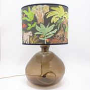 Simplicity Recycled Glass Lamp 39cm (Warm Colours)