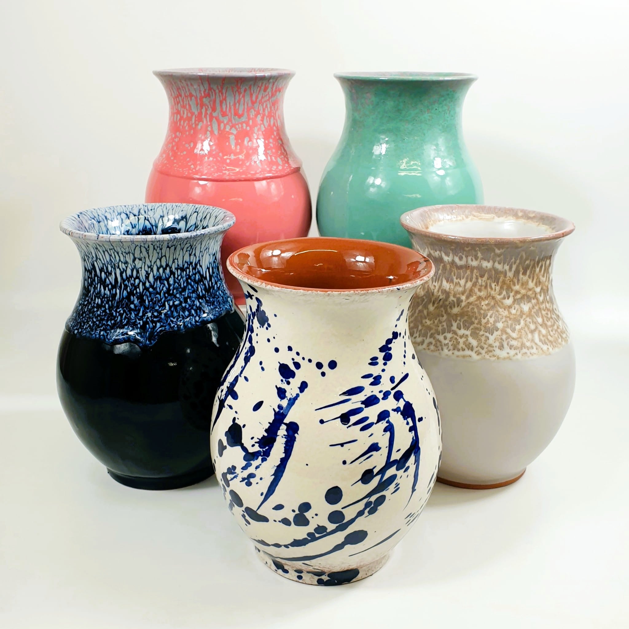 Spanish Hand Painted 21cm Vase