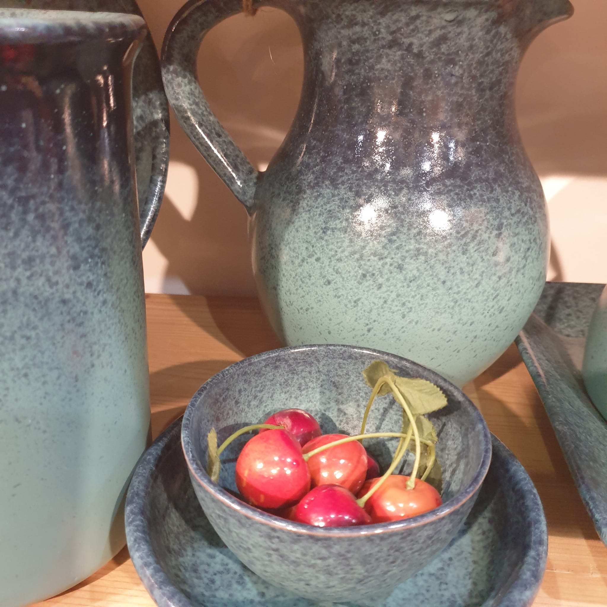 Hand Painted Spanish Ceramic Jug