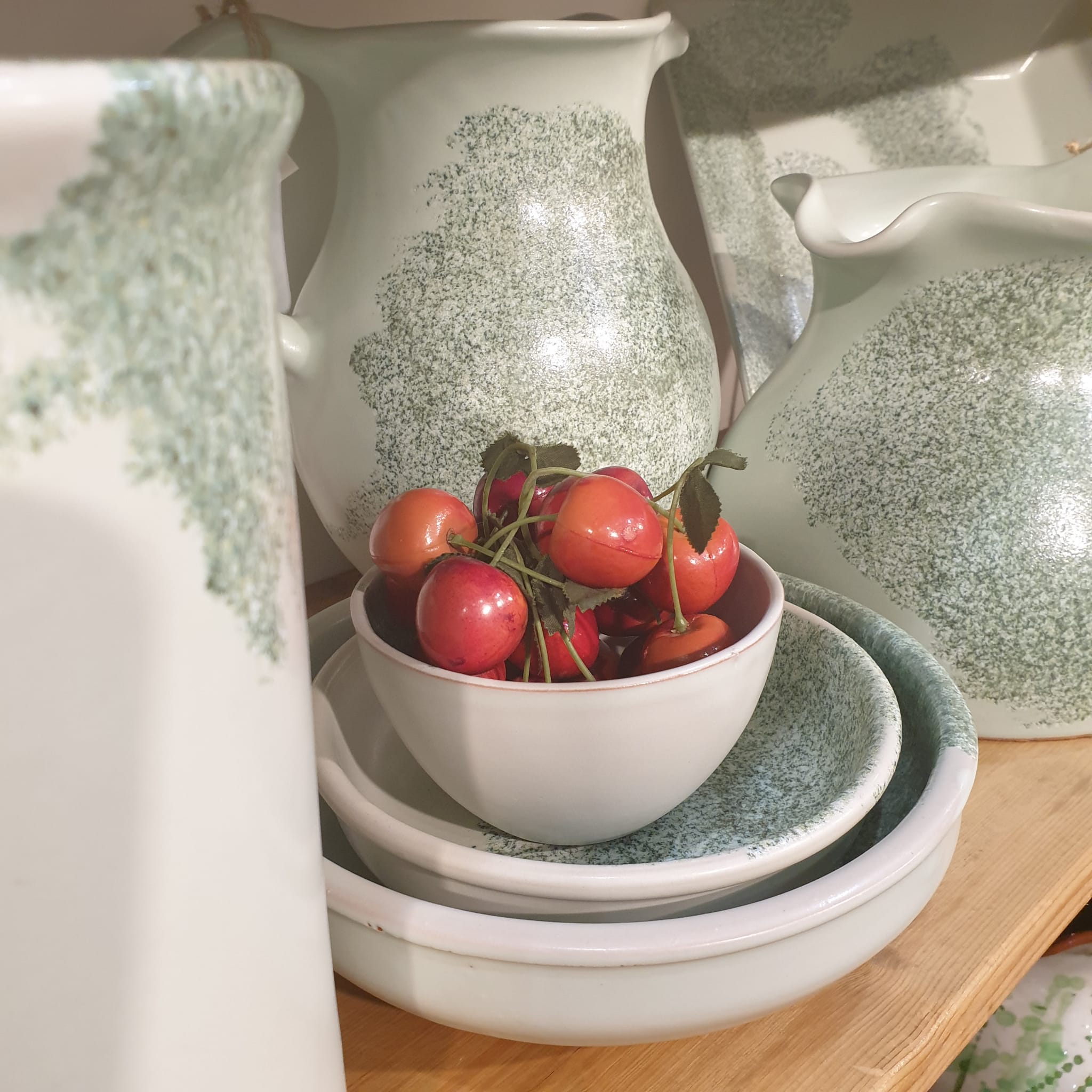 Hand Painted Spanish Ceramic Jug