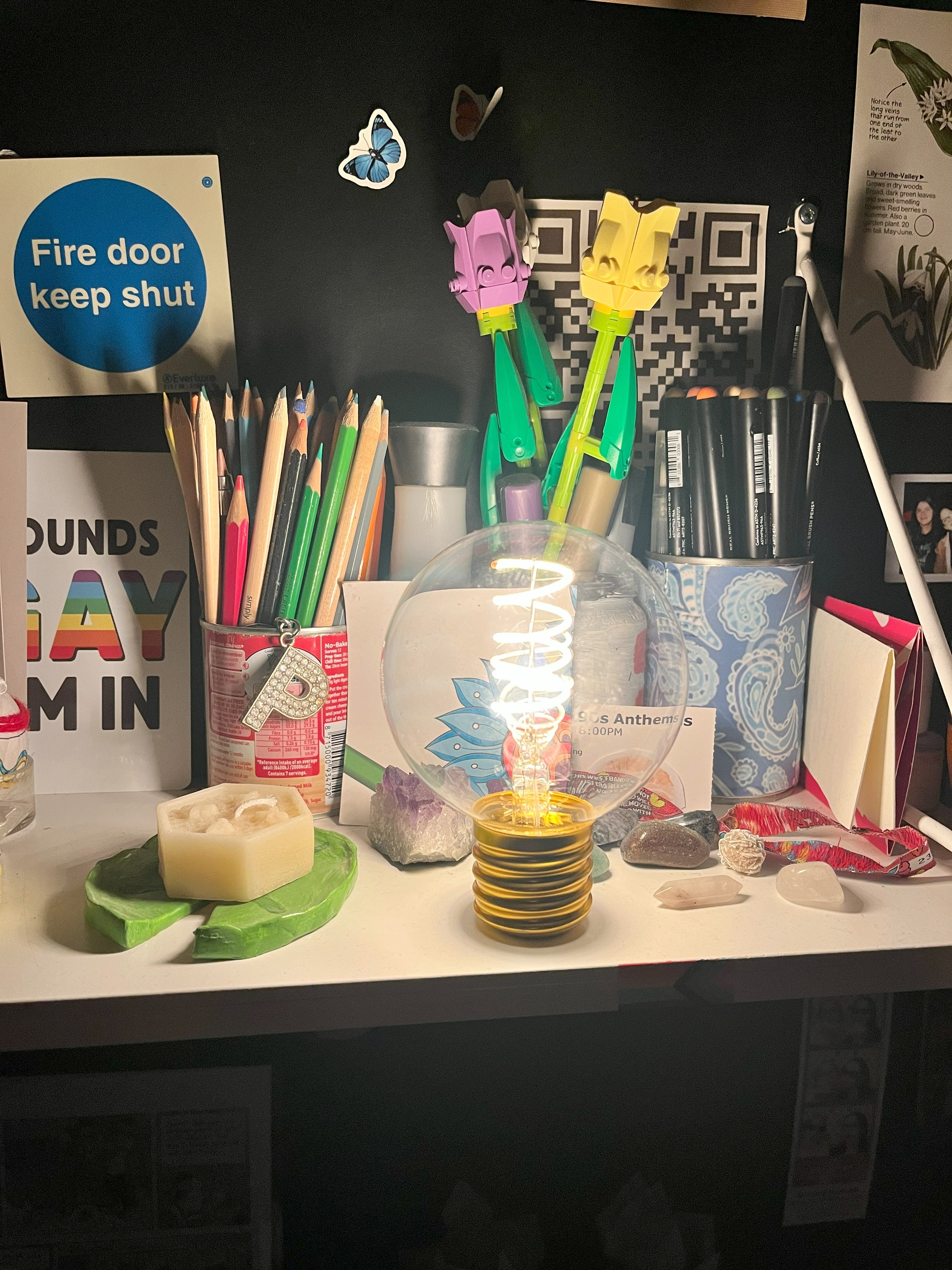 Cordless USB LED Lightbulb | Spiral Filament Lightbulb